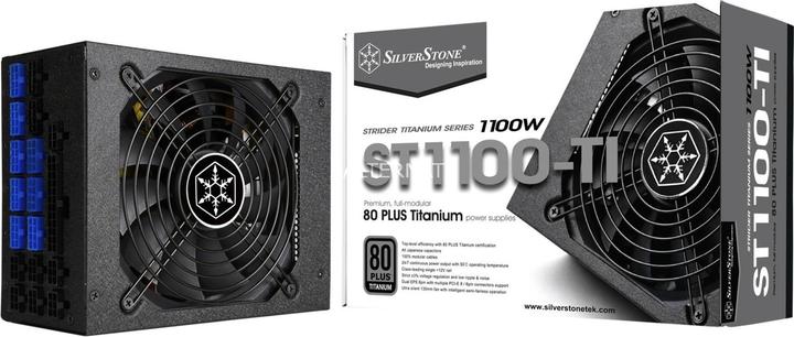 Immagine prodotto Silverstone SST-ST1100-TI v1.1 Strider 80 PLUS Titanium, modulare - 1100 Watt (1100 W)