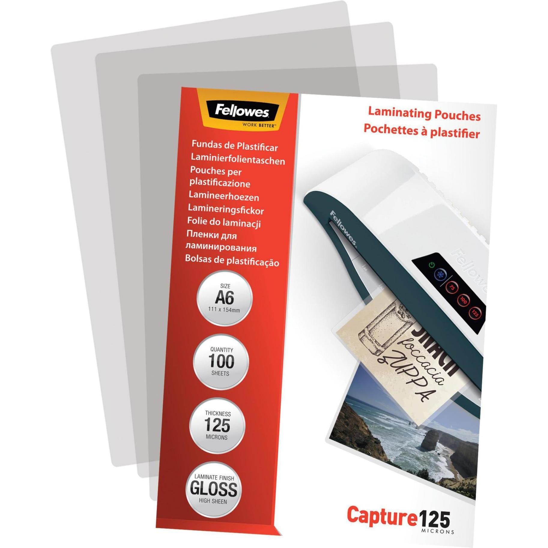 Thumbnail - Fellowes, Laminierfolie, Capture (A6, 100 Stück, 125 µm)