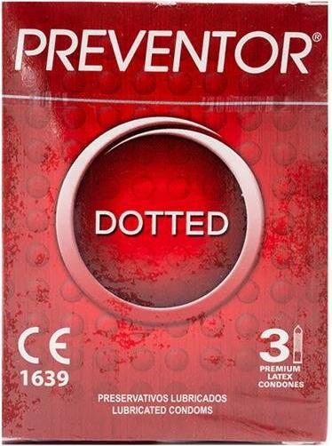 Preventor Gepunktete 3 Premium Latex-Kondome