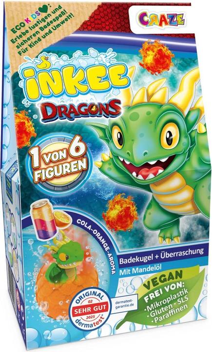 Image du produit Craze Inkee Surprise Badebombe Dragons Box