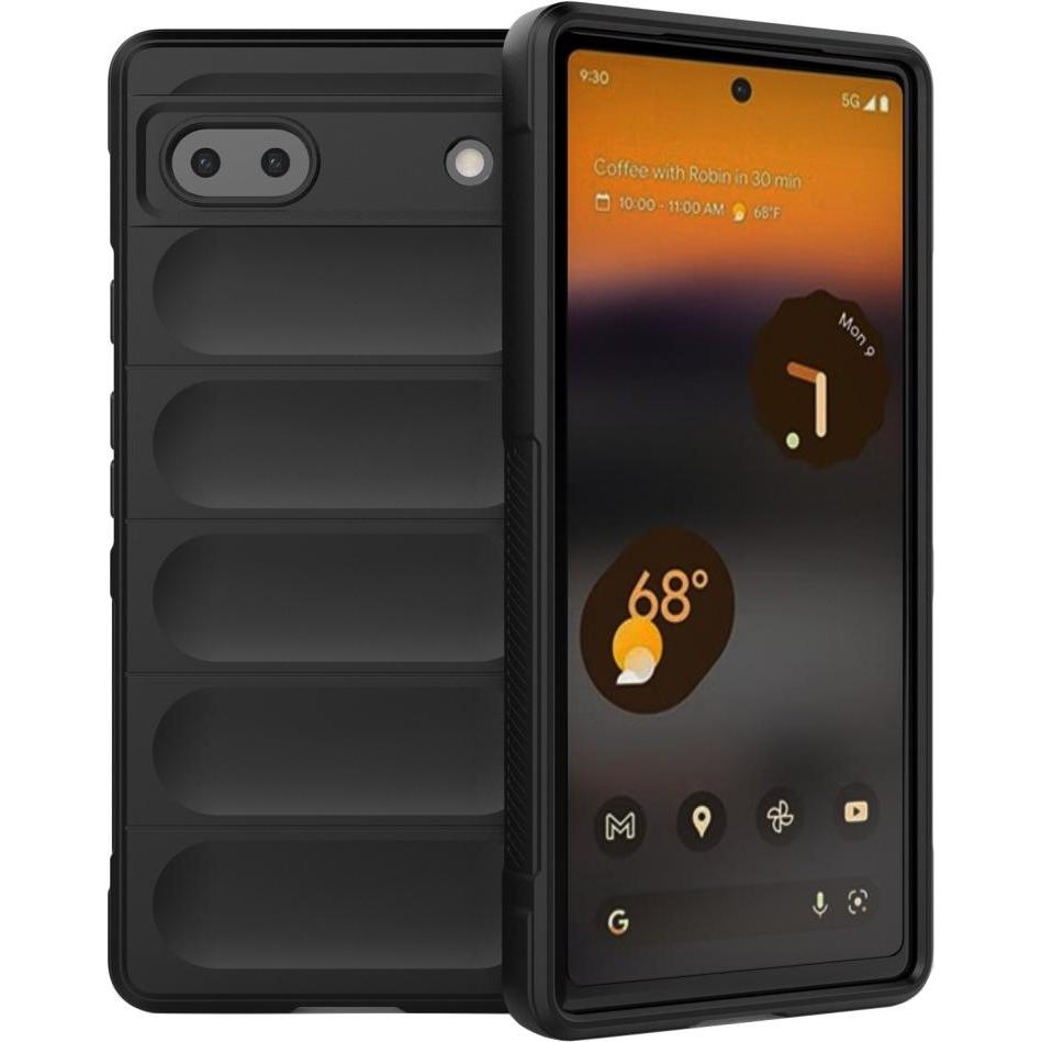 Screenguard CloudCase Google Pixel 6a TPU Hülle (Google Pixel 6a), Smartphone Hülle, Schwarz