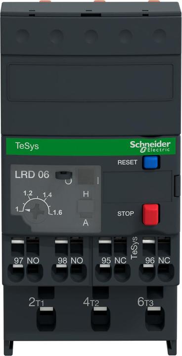 Actual product image Schneider Electric Motor protection relay, 1-1.6A, 1S+1Ö, class LRD063