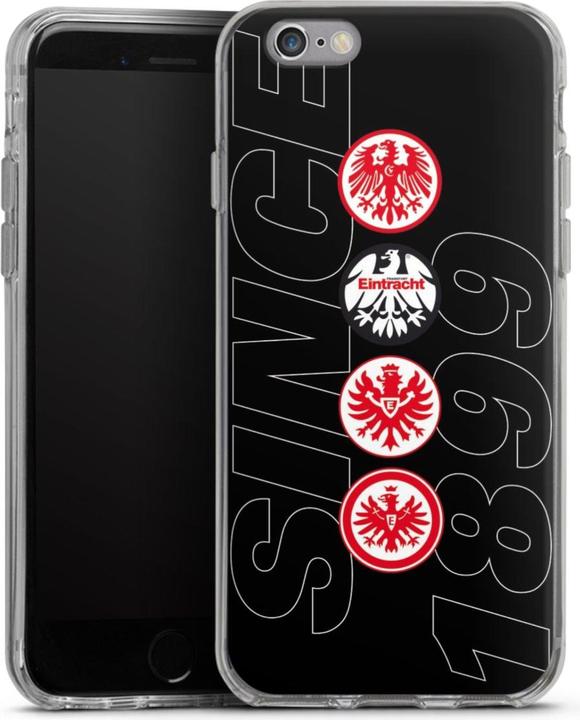 Produktbild DeinDesign Silikon Hülle für Apple iPhone 6 Handyhülle Case Smartphone Schutzhülle Adler Eintracht Frankfurt (Apple iPhone 6)