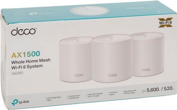 Productafbeelding TP-Link WL-AP Toegangspunt Deco X1500 Mesh System 3-Pack