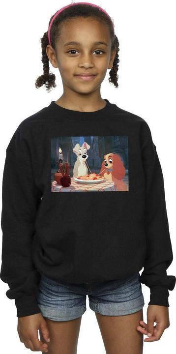 Produktbild Disney Lady And The Tramp Spaghetti Photo Sweatshirt Mädchen (128)