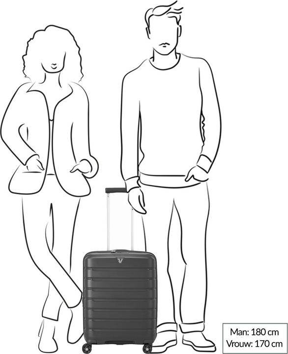 Produktbild Roncato B-Flying 4 Rollen Kabinentrolley 55 cm (47 l)