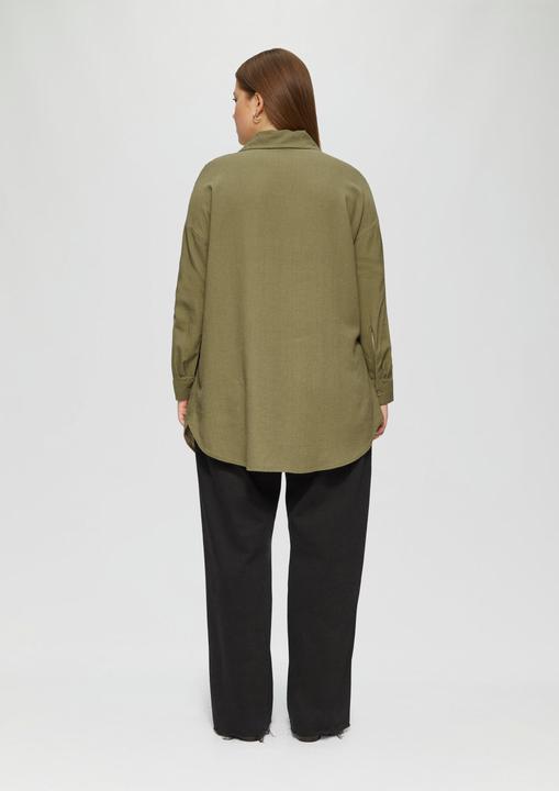 Produktbild S.Oliver Bluse Longbluse aus Leinenmix (48)