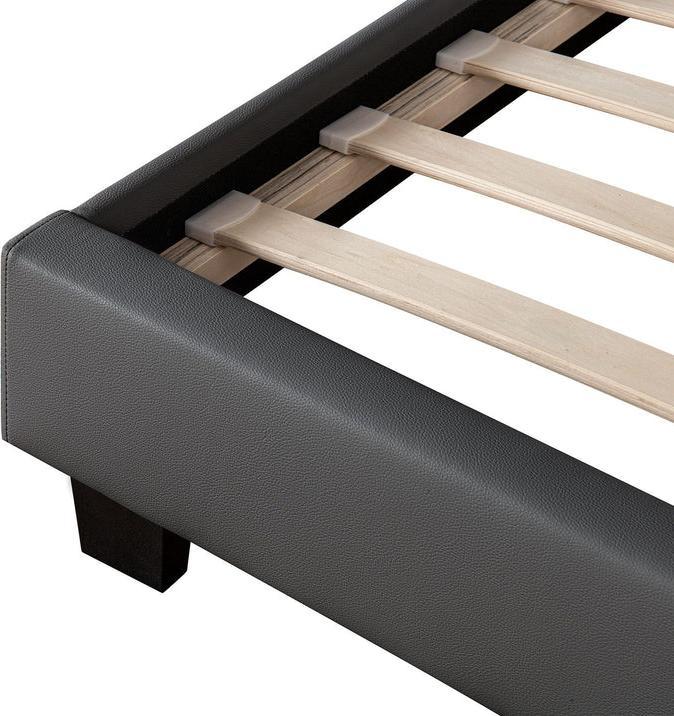 Image du produit Juskys LED Lit rembourré Paris (180 x 200 cm)