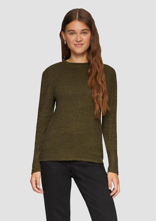 Produktbild S.Oliver T-Shirt Slim-Fit Shirt mit Puff-Ärmeln (XL)