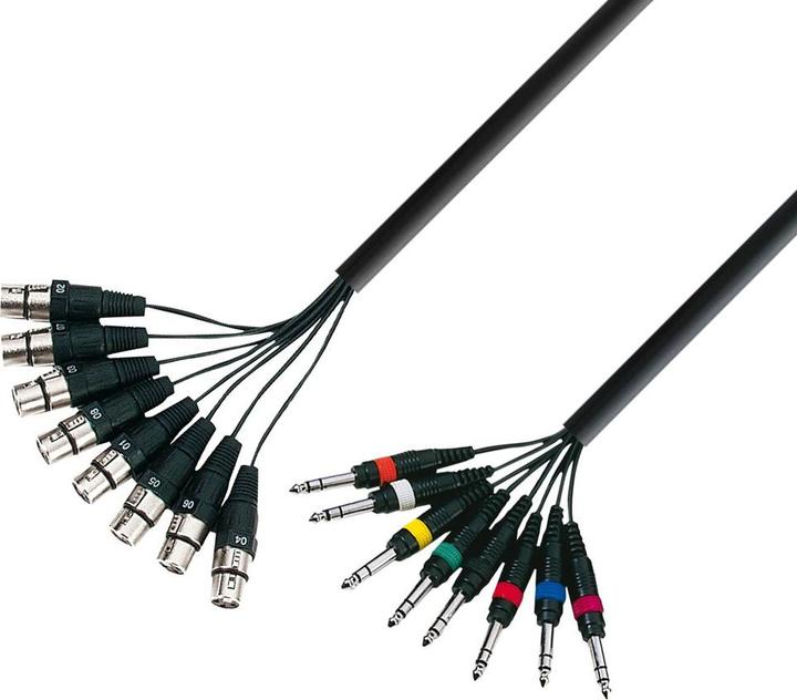 Actual product image Adam Hall 3 STAR L8 FV 0500 Multicore Cable (5 m)