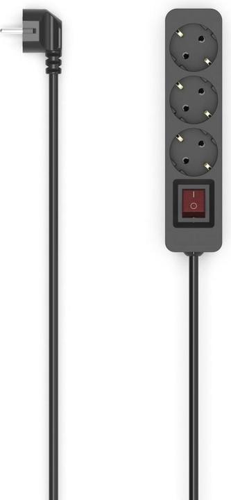 Produktbild Hama Steckdosenleiste, 3-fach,mit Schalter,1,4m (3x, CEE 7/4, 1.40 m)
