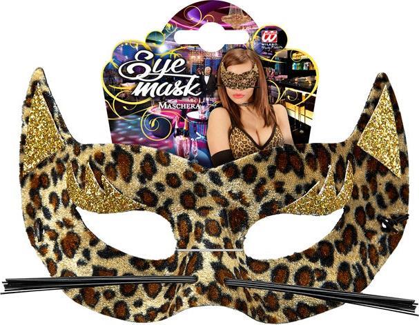 Produktbild Widmann Leopard Augenmaske, Samt