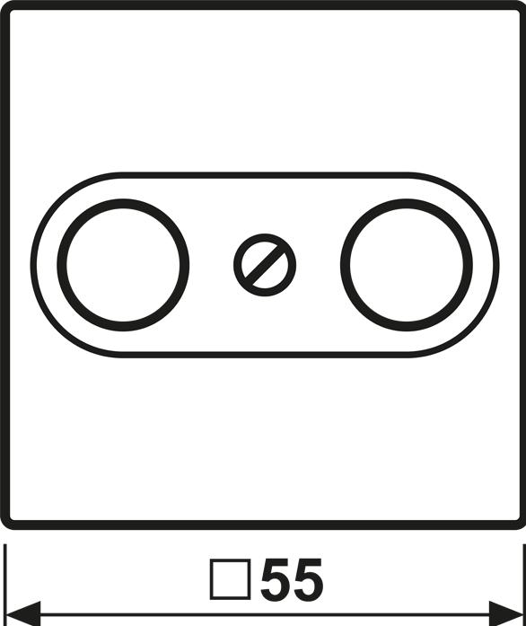 Produktbild JUNG Abdeckung