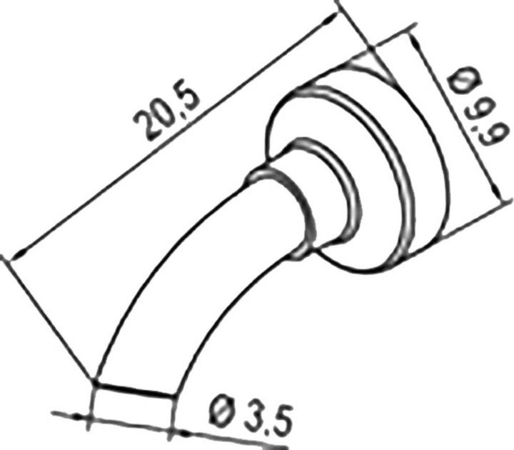 Actual product image Hot air nozzle