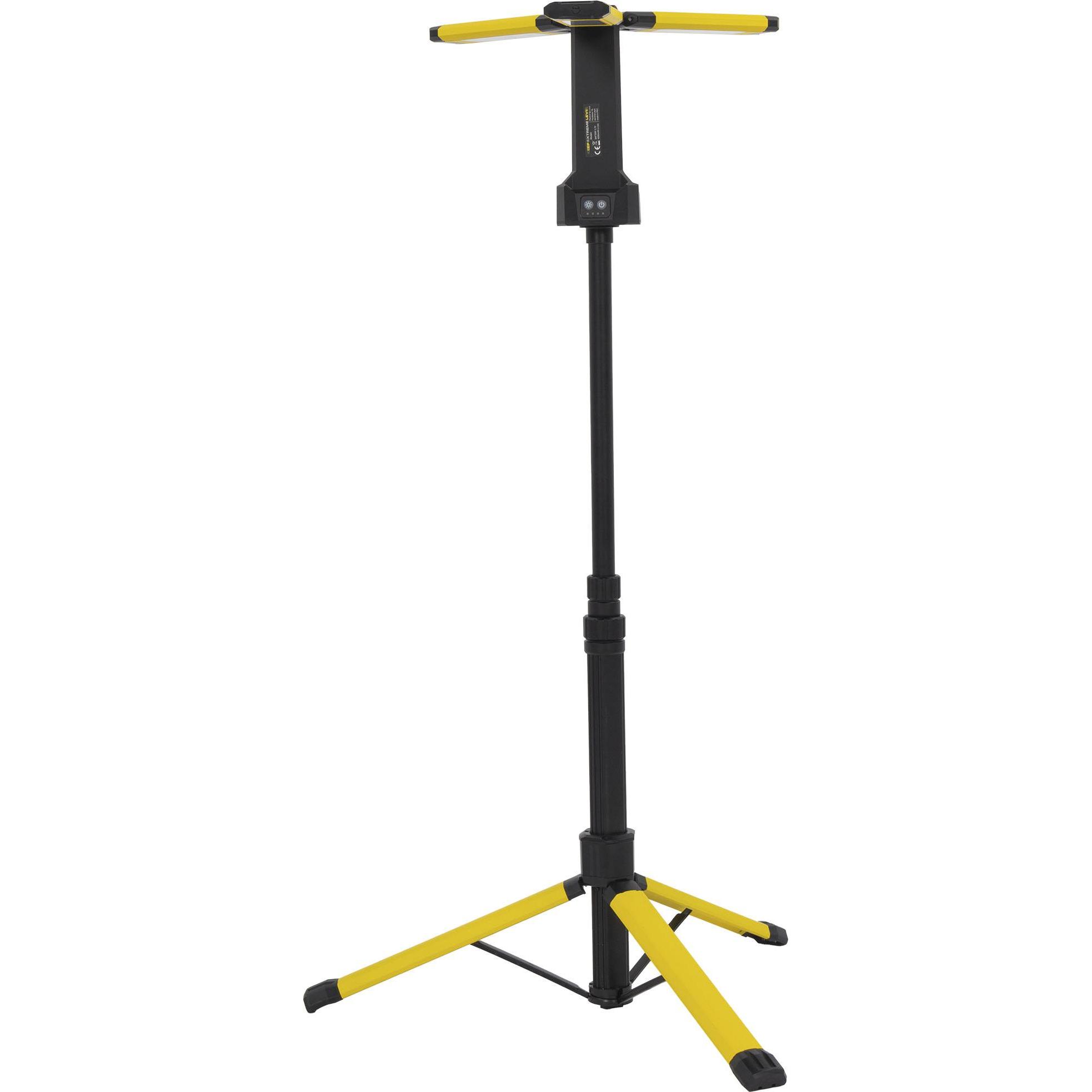 KEL, Illuminazione officina, Dreifache LED-Werkstattlampe auf einem Stativ