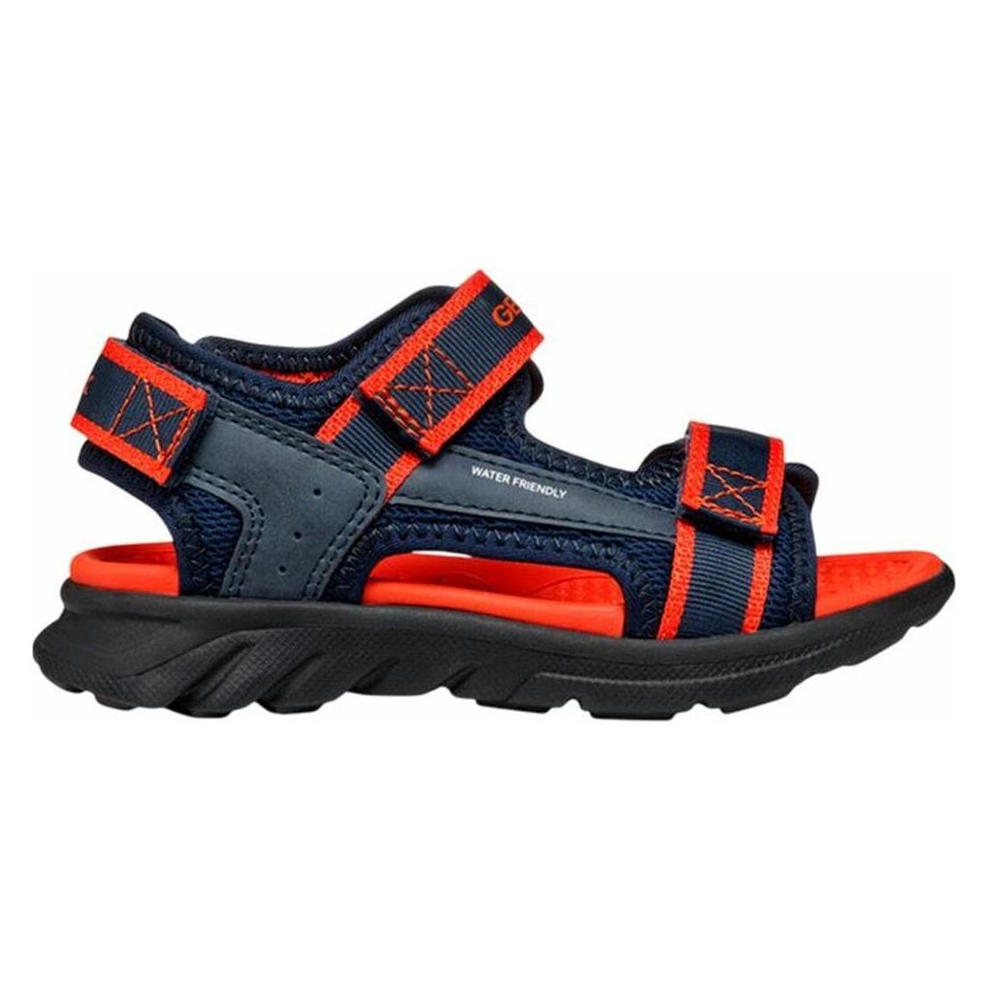 Geox, Herren, Sandalen, Kinder Sandalen Airadyum Rot, Rot, Blau, (31)