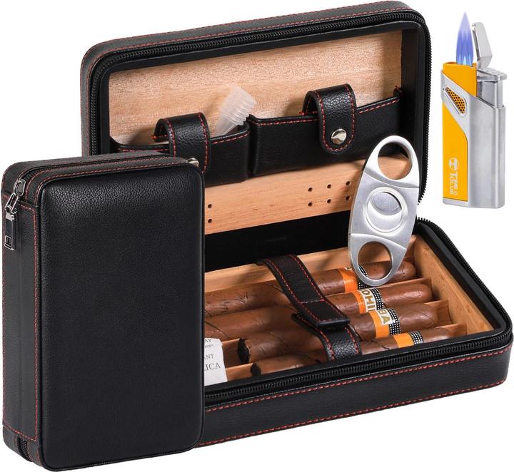 Actual product image Time C Club 4-Finger Cigar Case (4)