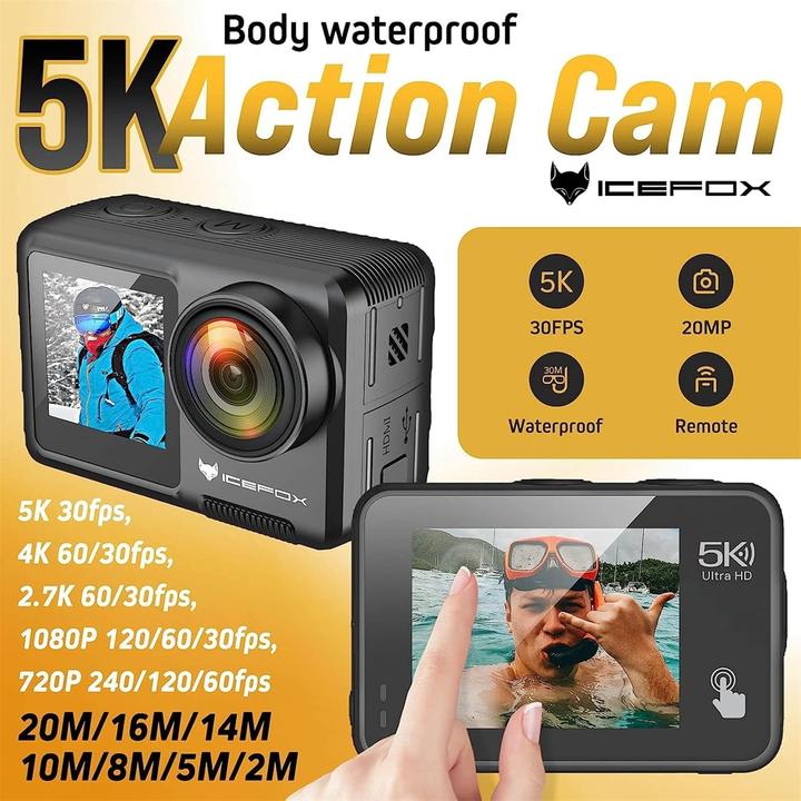 Actual product image Icefox Action Cam (30p, Wi-Fi)