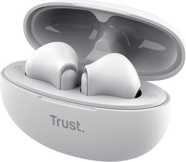 Produktbild Trust Yavi Bt Enc Earphones White (ANC, 6 h, Kabellos)