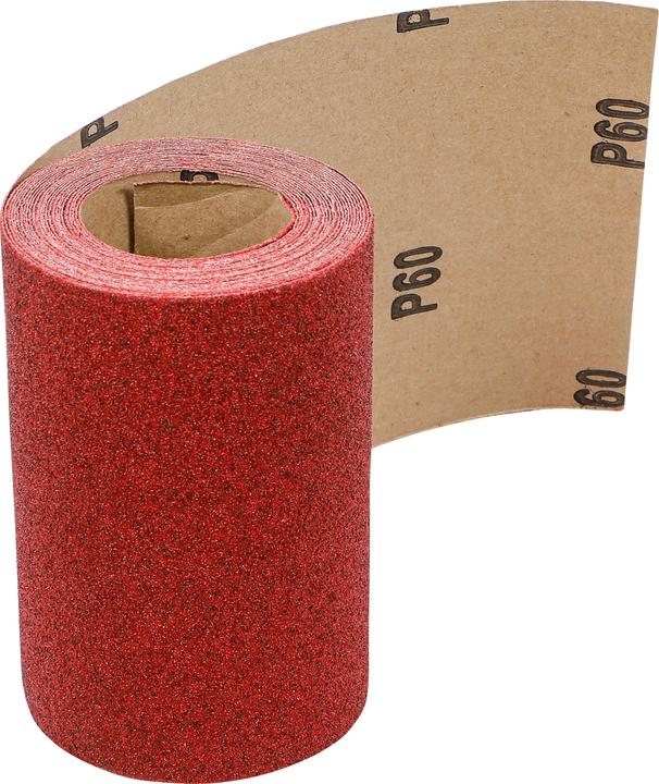 Image du produit BGS Rouleau de papier abrasif 115 mm x 5 m grain 60 (60)
