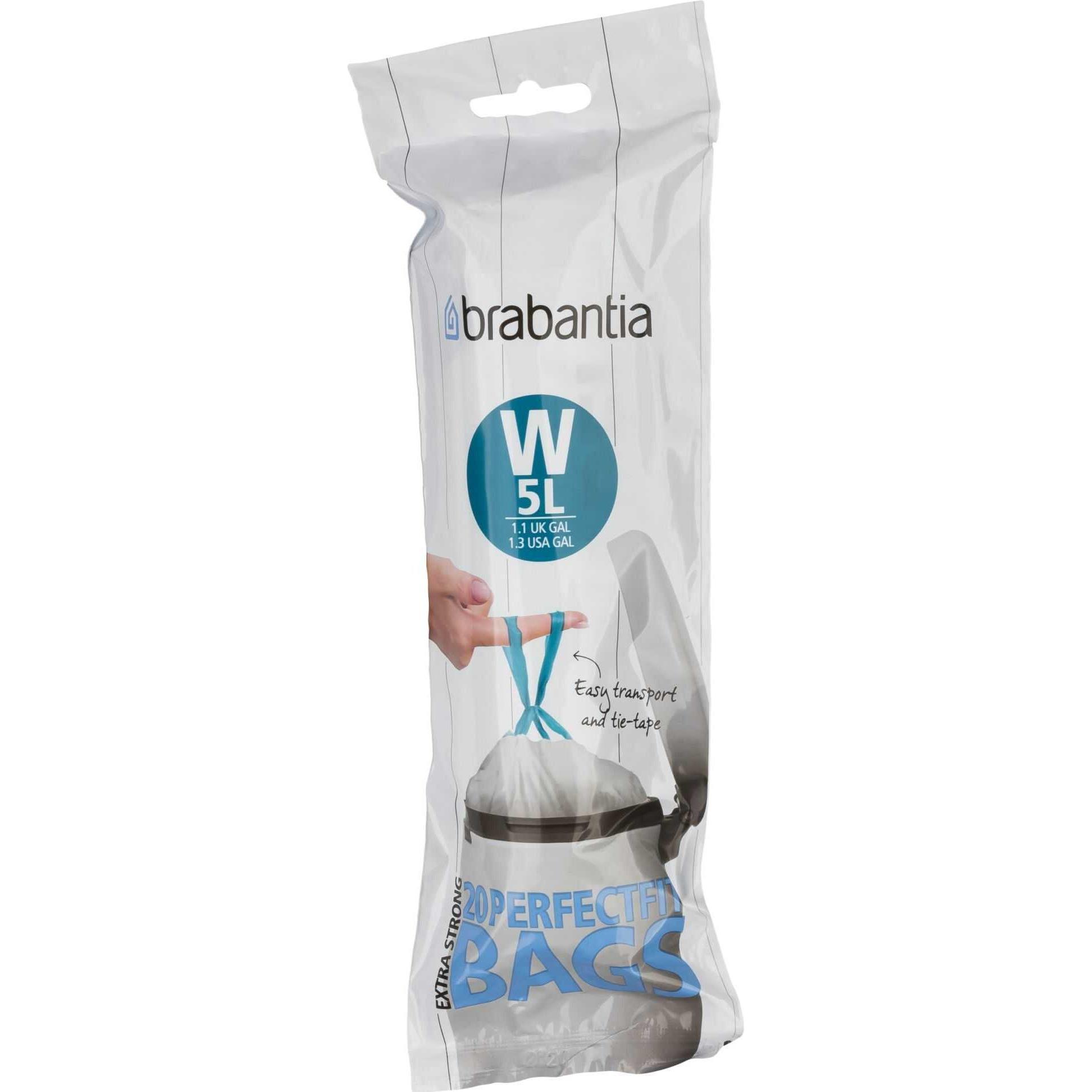 Brabantia PerfectFit, Abfallsack, Weiss