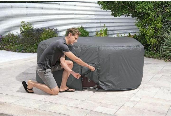 Actual product image Bestway Lay-Z-Spa Thermal CoverSquare 201x201x80