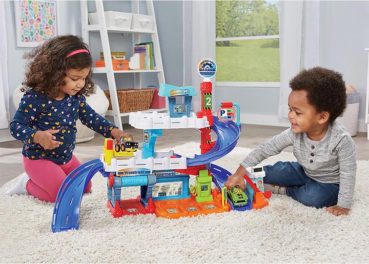 Productafbeelding VTech Toet Toet Auto's - Garage met Teddy Tow Truck