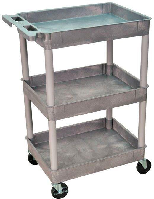 Immagine prodotto Neutral Carrello a ripiani grigio 61,0 x 46,0 x 98,0 cm (150 kg, 3)