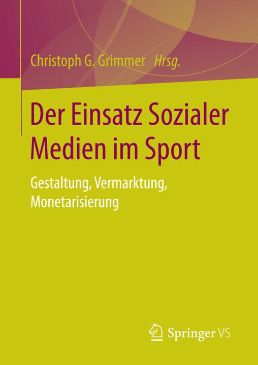 Produktbild Der Einsatz Sozialer Medien im Sport (Deutsch, 2016)