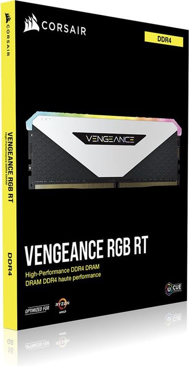 Image du produit Corsair Vengeance RGB RT (2 x 8GB, 3600 MHz, RAM DDR4, DIMM)
