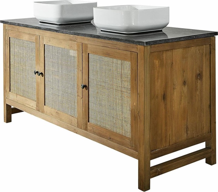 Produktbild Loberon Doppelwaschtisch Jovelle braun
