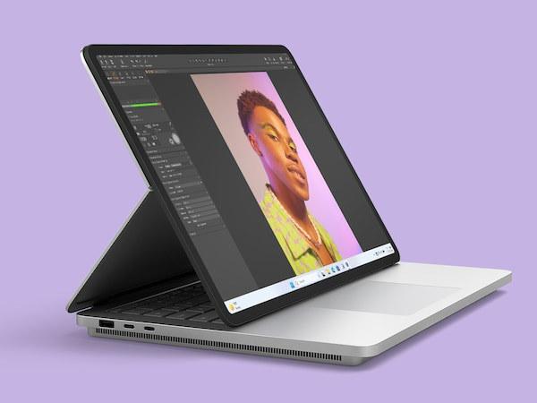 Actual product image Microsoft Surface Laptop Studio 2 (14.40", Intel Core i7-13700H, 16 GB, 512 GB, DE)