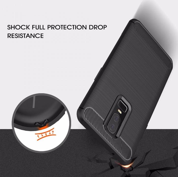 Produktbild Screenguard OnePlus 6 Hülle Carbon Brushed Soft TPU (OnePlus 6)