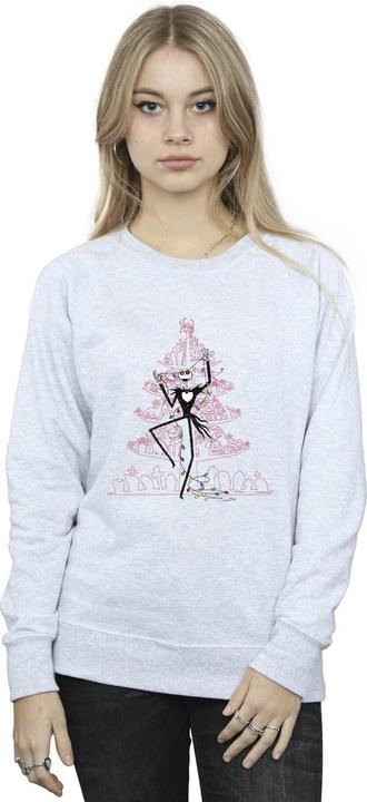 Produktbild Disney The Nightmare Before Christmas Tree Pink Sweatshirt (M)