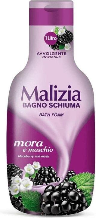 Productafbeelding Malizia Morra e Muschio Musk en Bessen Badschuim 1000ml (Bubbelbad, 1000 ml)