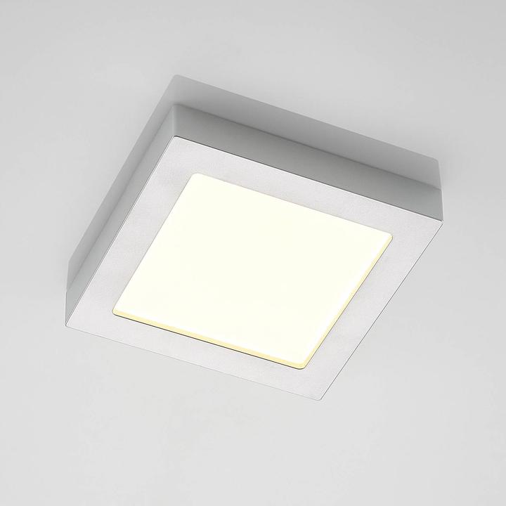 Immagine prodotto Prios Plafoniera Alette LED, argento 22,7 cm 24W (1740 lm)