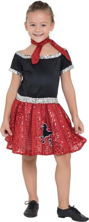Image du produit Bristol Novelty Robe de costume Rock N Roll fille (M)