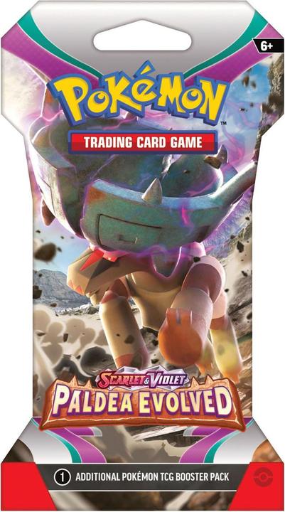 Produktbild Pokémon JCC - Écarlate et Violet - Pack de Booster Blister Évolutions à Paldea (1 Booster aléatoire) (Englisch, Booster Pack)