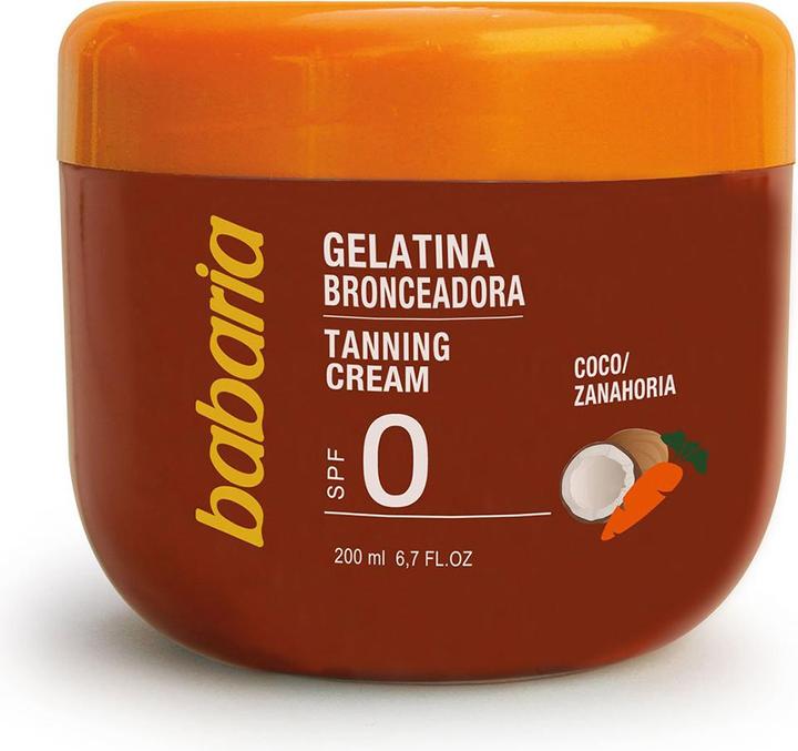 Actual product image Babaria Exotic Bronze Tanning Jelly Coconut 200ml (Self-tanning towel, 300 ml)