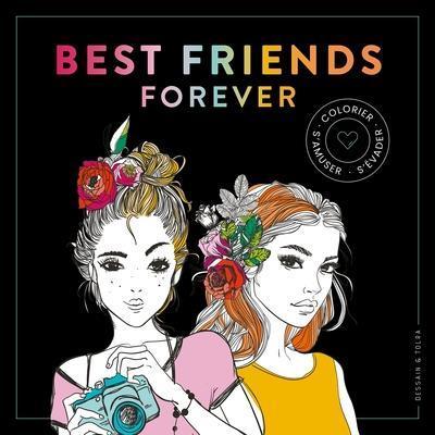 Immagine prodotto Larousse pratique Best friends forever : coloriage noir (Francese, Collettività, 2023)