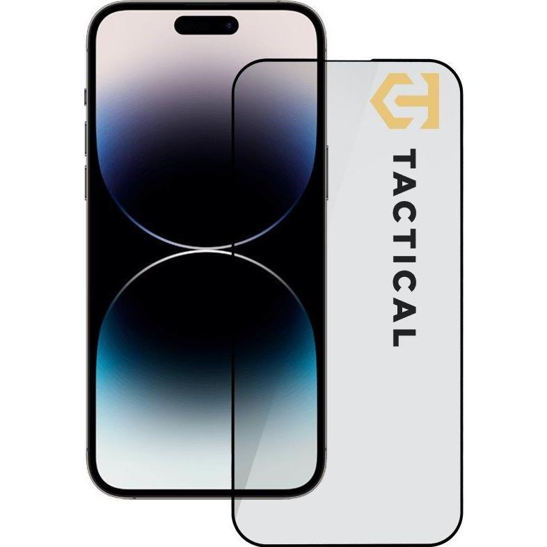 Tactical Glass 5D Apple iPhone 14 Pro Black (1 Stück, Apple iPhone 14 Pro), Smartphone Schutzfolie, Schwarz