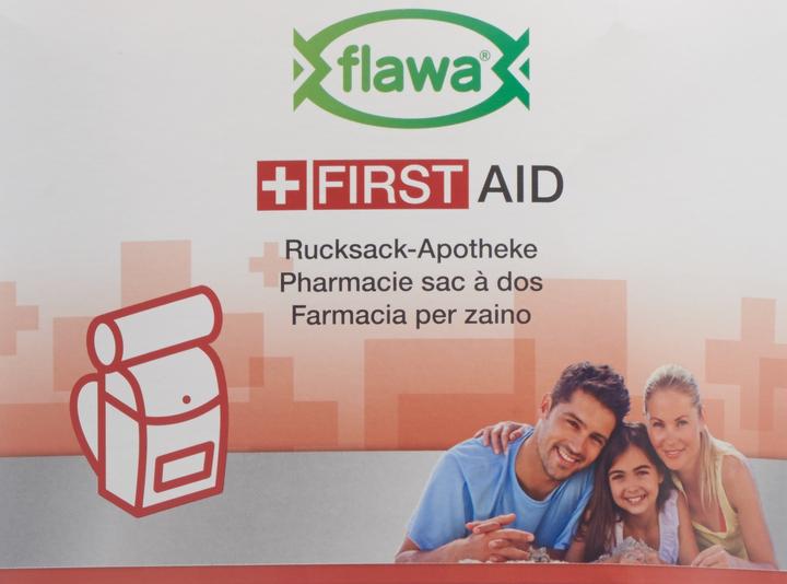 Actual product image Flawa Backpack pharmacy (First Aid Kit, Car pharmacy)