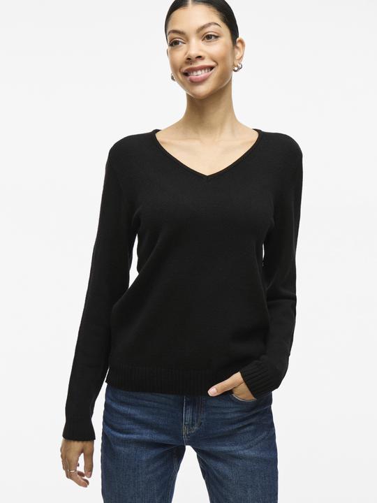 Image du produit Vila Pull en tricot à col en V (XS)