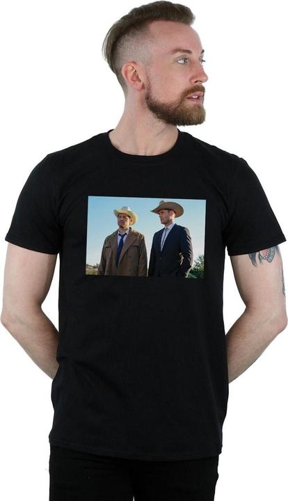 Actual product image Supernatural Mens Stetson Boys T-Shirt (M)