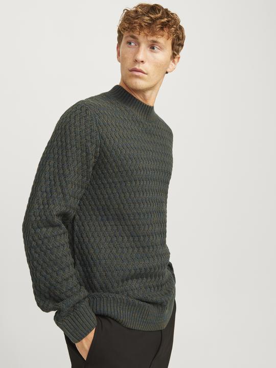 Produktbild Jack & Jones Einfarbig Strickpullover mit Rundhals Strickpullover mit Rundhals (XS)