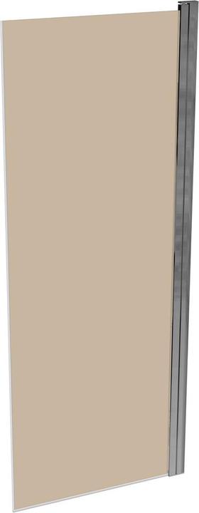 Actual product image Hüppe Design pure 4-corner movable side panel for swing door, width:75cm height:190cm, mounting left & (200 cm, 75 cm, 190 cm)