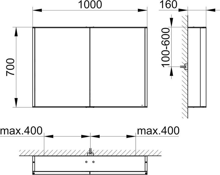 Image du produit Keuco KE Armoire de toilette Royal Match 12803