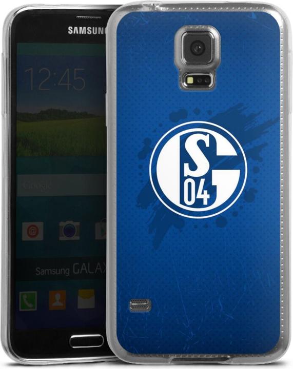 Produktbild DeinDesign Slim Case für Samsung Galaxy S5 Silikon Hülle Ultra Dünn Handyhülle Bundesliga FC Schalke 04 (Samsung Galaxy S5)