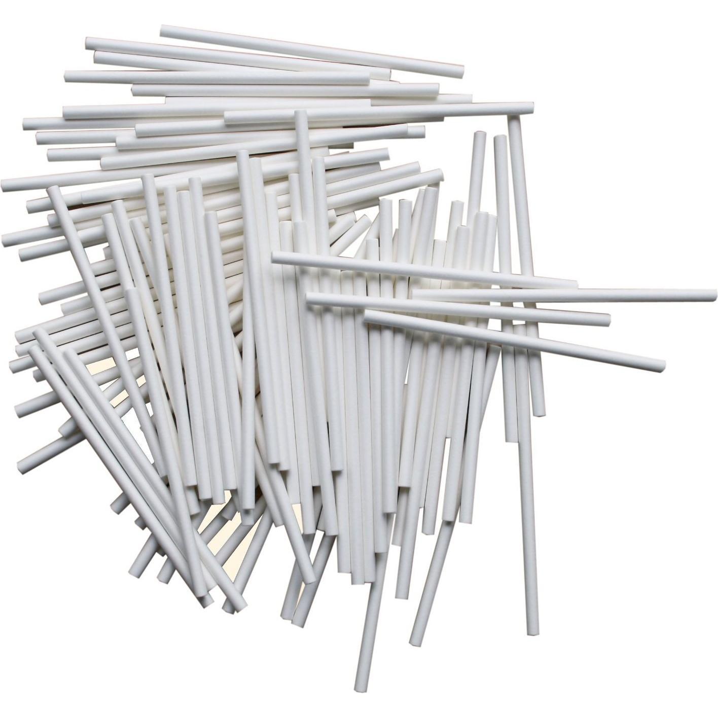 Lurch Stiele für Cake-Pops Flexiform, Papier weiss, 100 St., Utensili cake design, Bianco