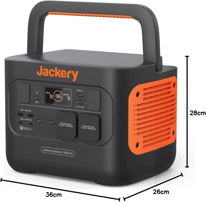 Actual product image Jackery Explorer 1000 Pro (1002 Wh)